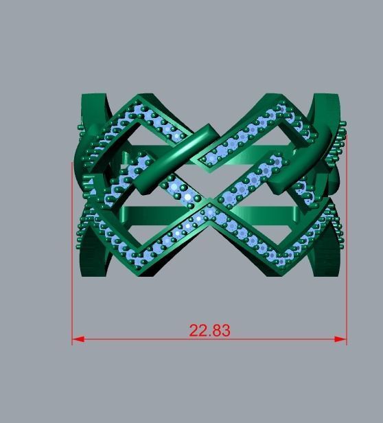 ring jewelry 3D print model_8