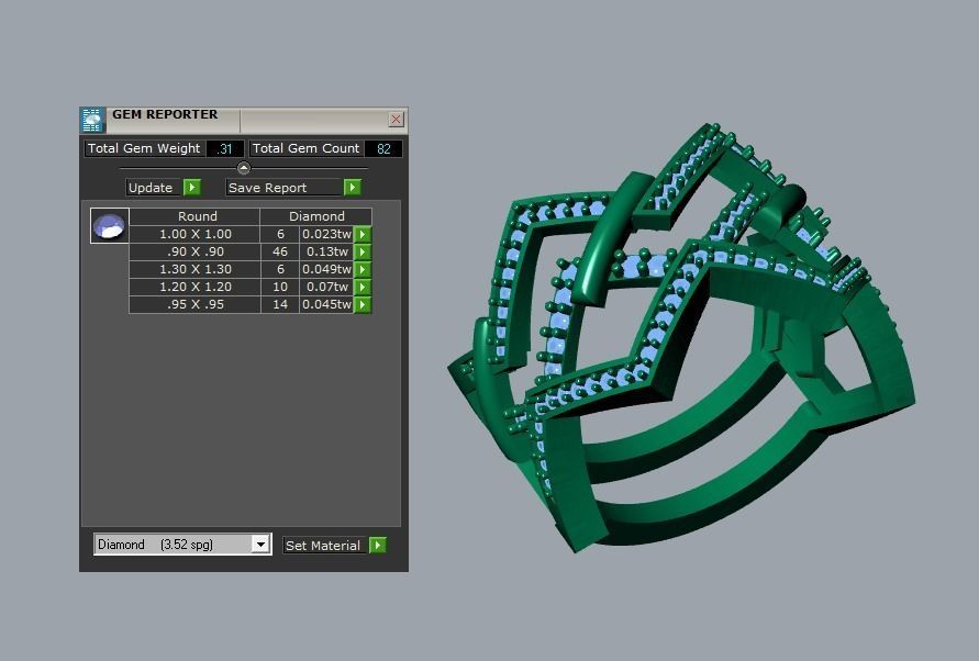 ring jewelry 3D print model_6