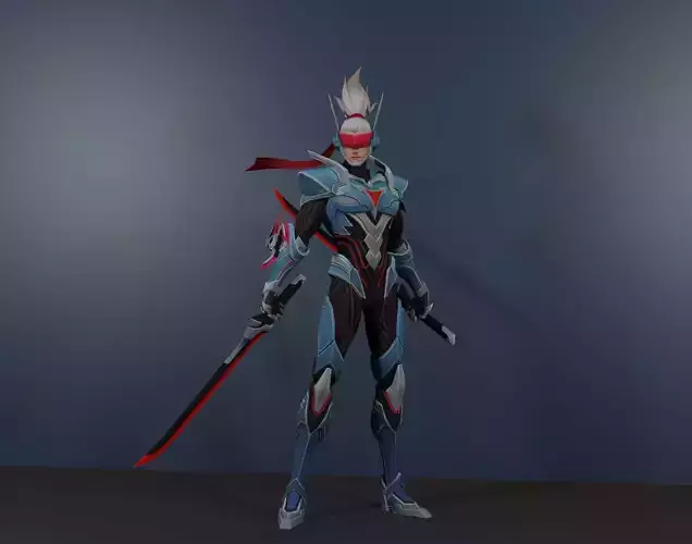 cyberpunk w 3D model