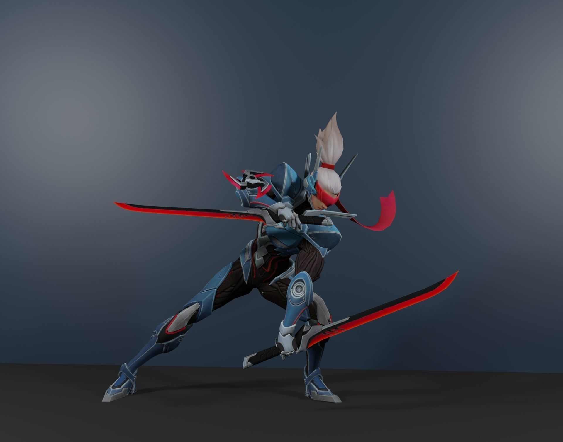 cyberpunk w 3D model_1