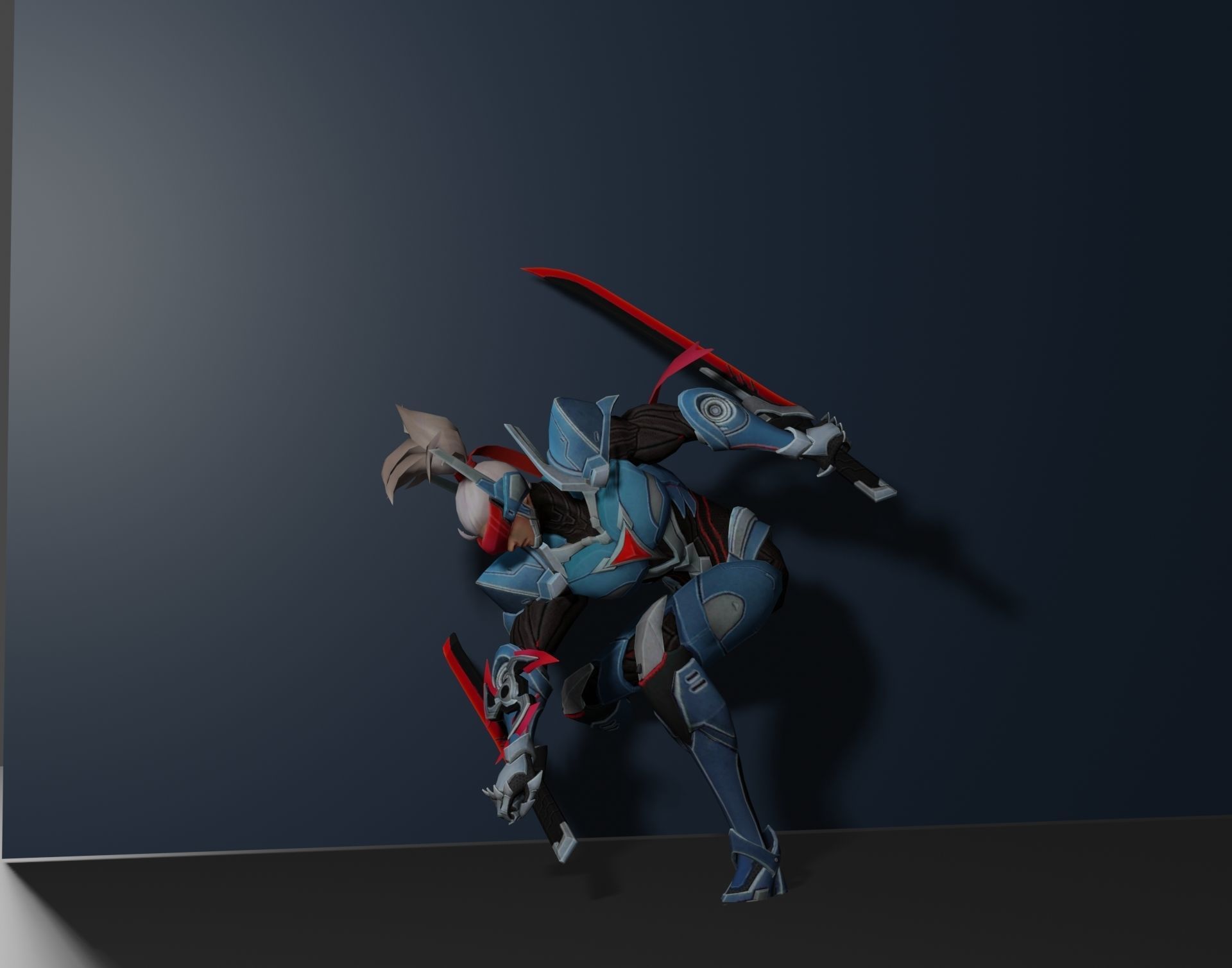 cyberpunk w 3D model_2