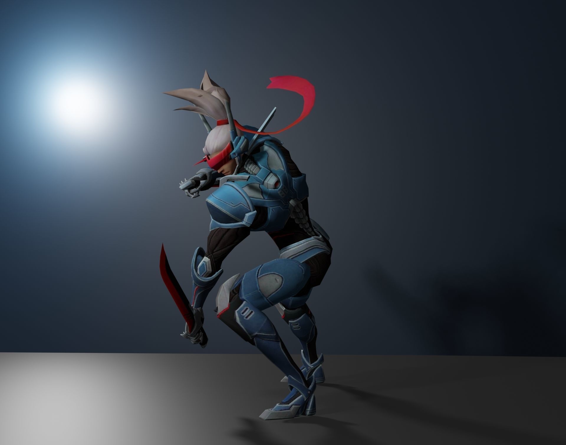 cyberpunk w 3D model_4