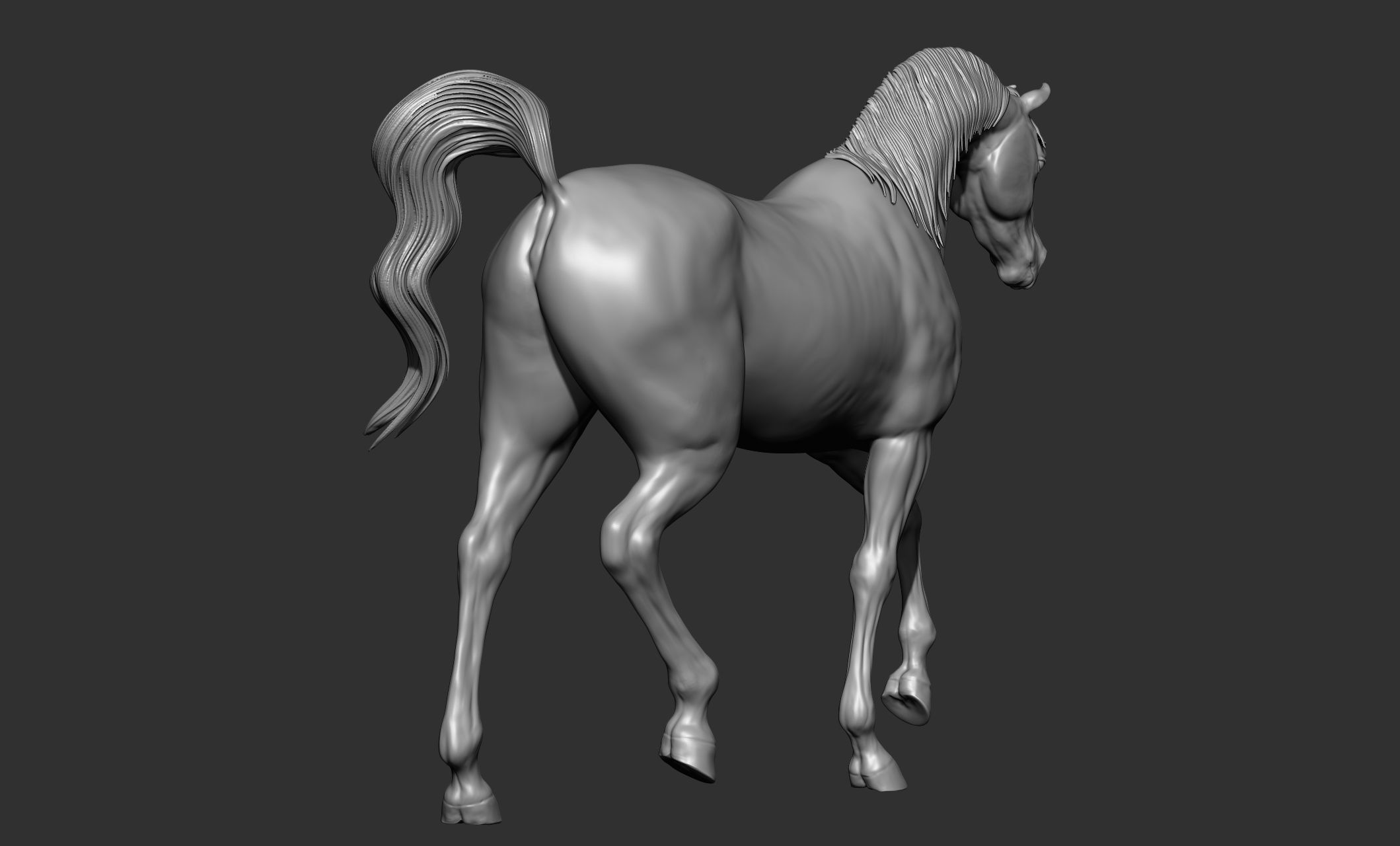 7-Arabian Horse Poses 3D model_42