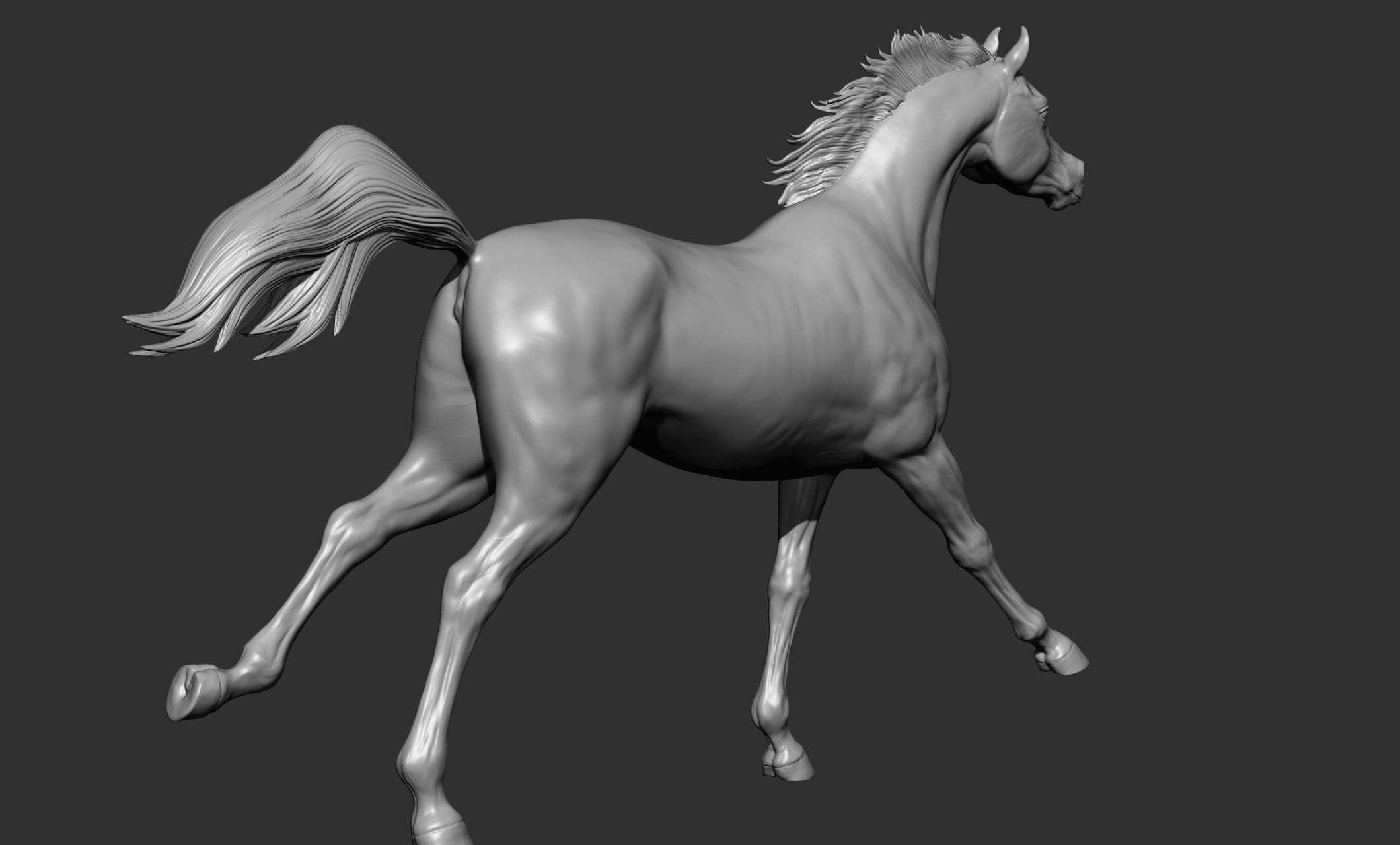 7-Arabian Horse Poses 3D model_24