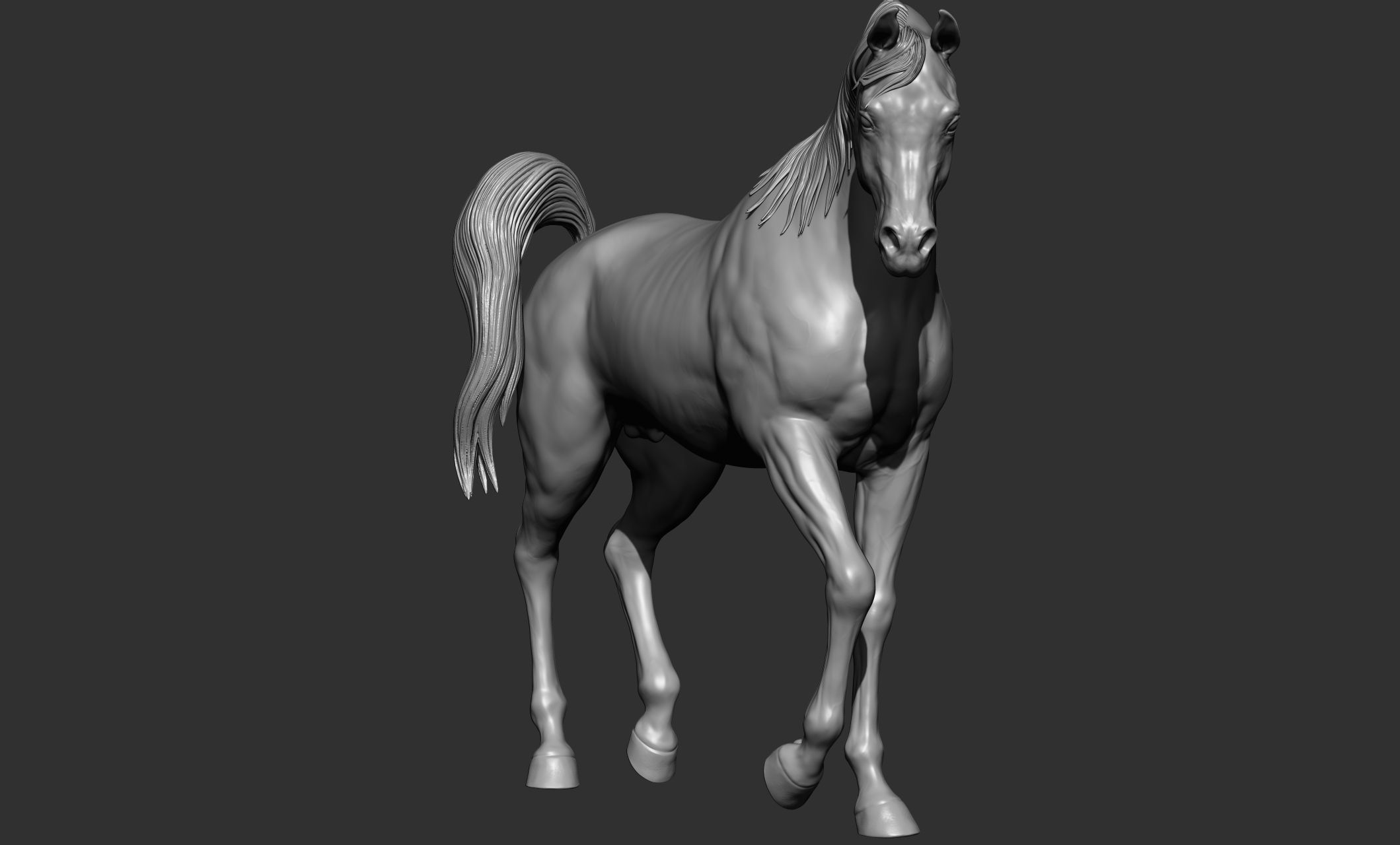 7-Arabian Horse Poses 3D model_32