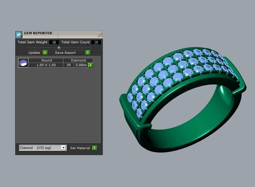 ring jewelry 3D print model_4