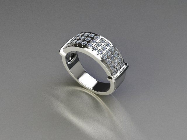 ring jewelry 3D print model_1