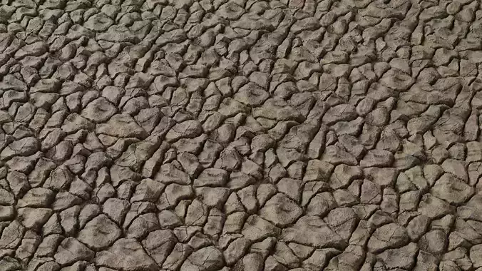 Dry Mud PBR Texture Texture