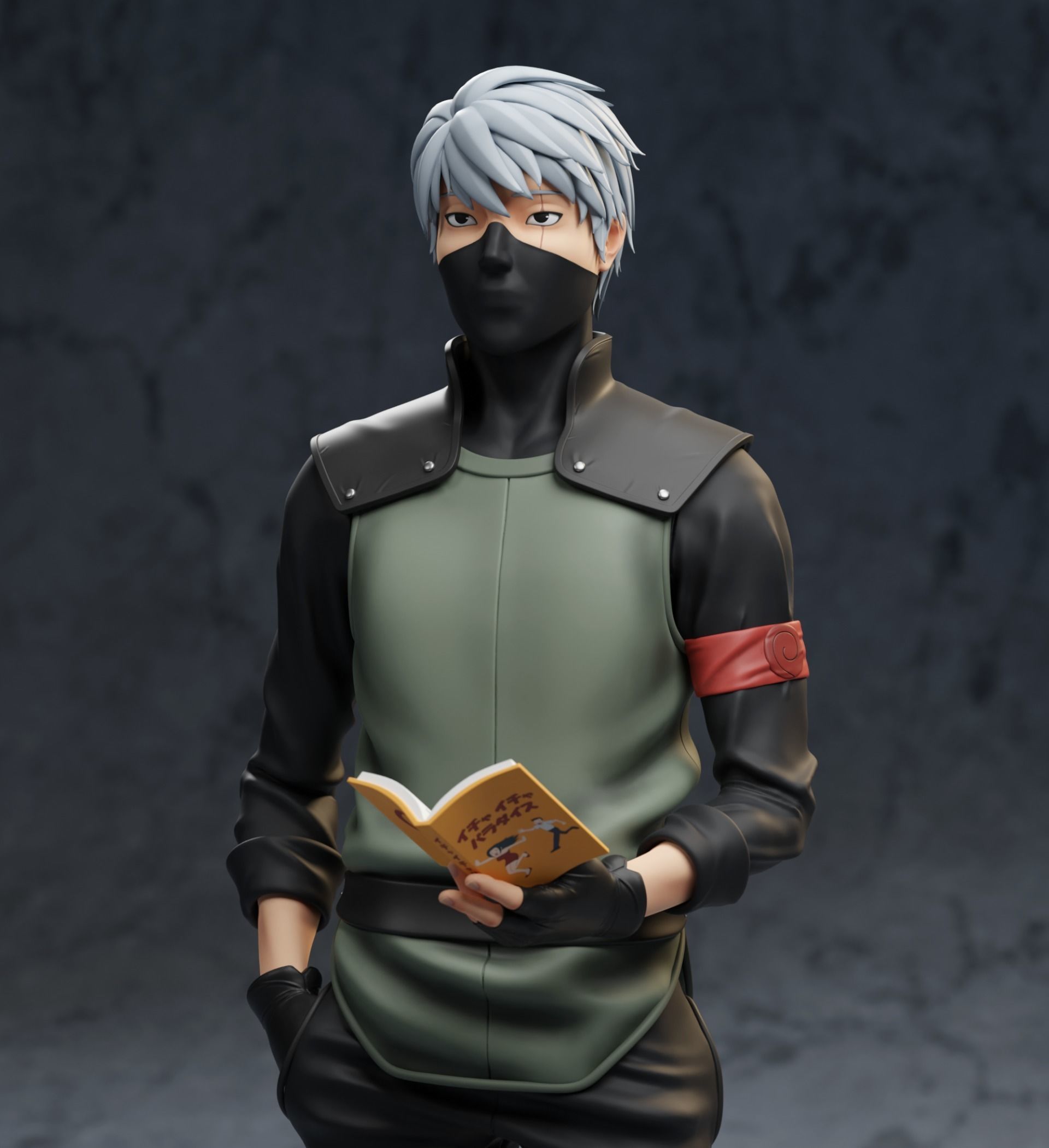 Kakashi Hatake 3D print model_3