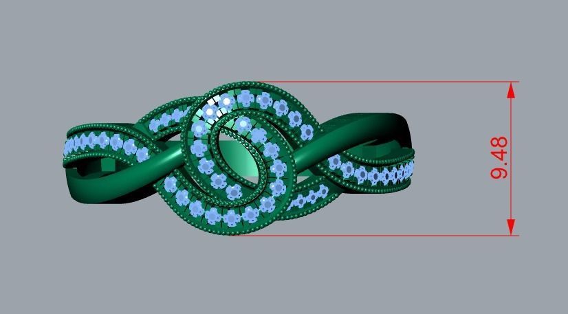ring jewelry 3D print model_7