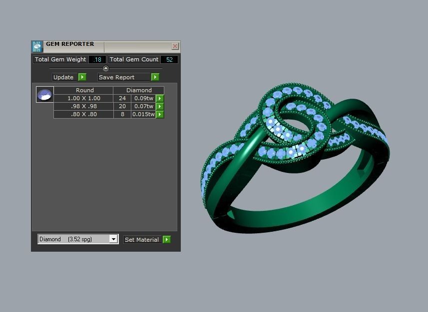 ring jewelry 3D print model_5