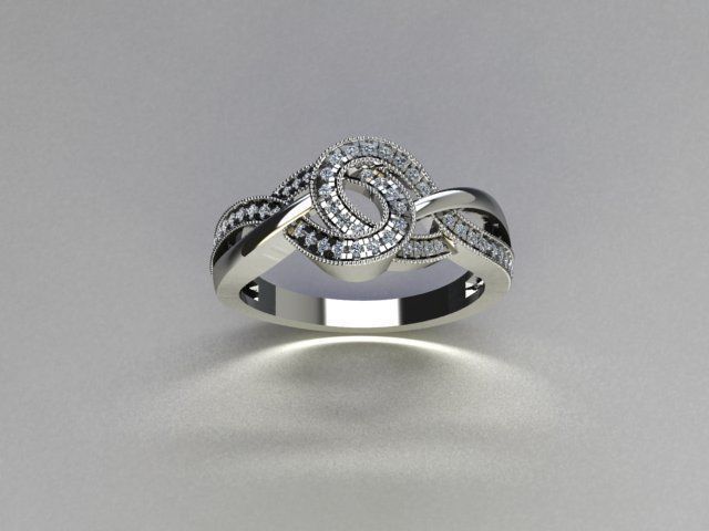 ring jewelry 3D print model_1