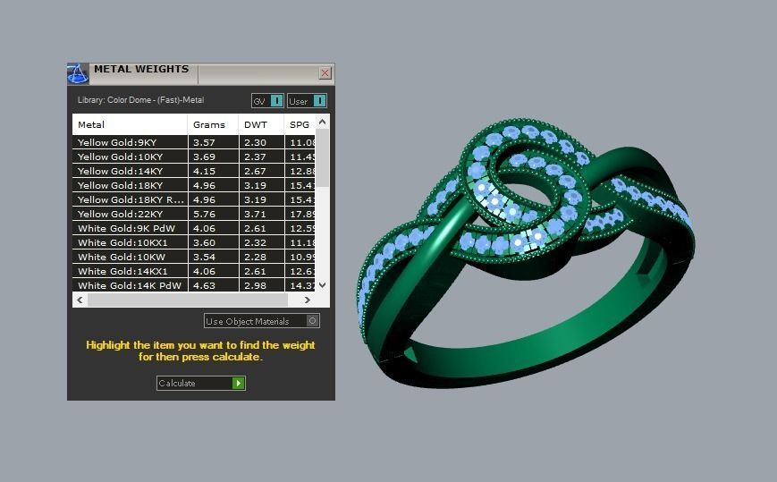 ring jewelry 3D print model_6