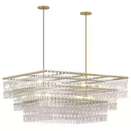 Chandelier Marignan Linear Chandelier by lalume