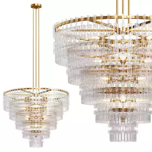 Marignan Round Chandelier by Lalume