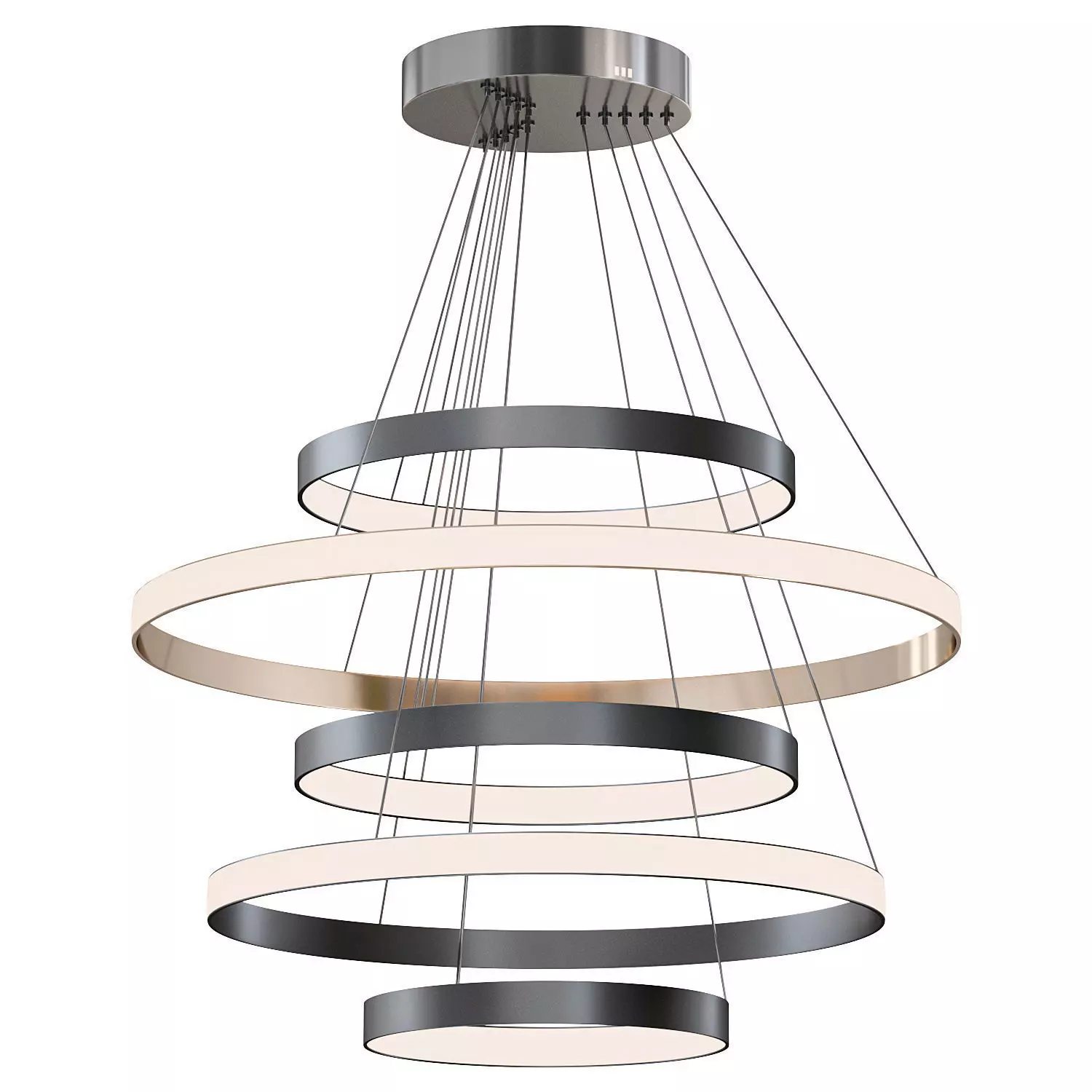 Vertical Silver light by Lalume 3D model_0