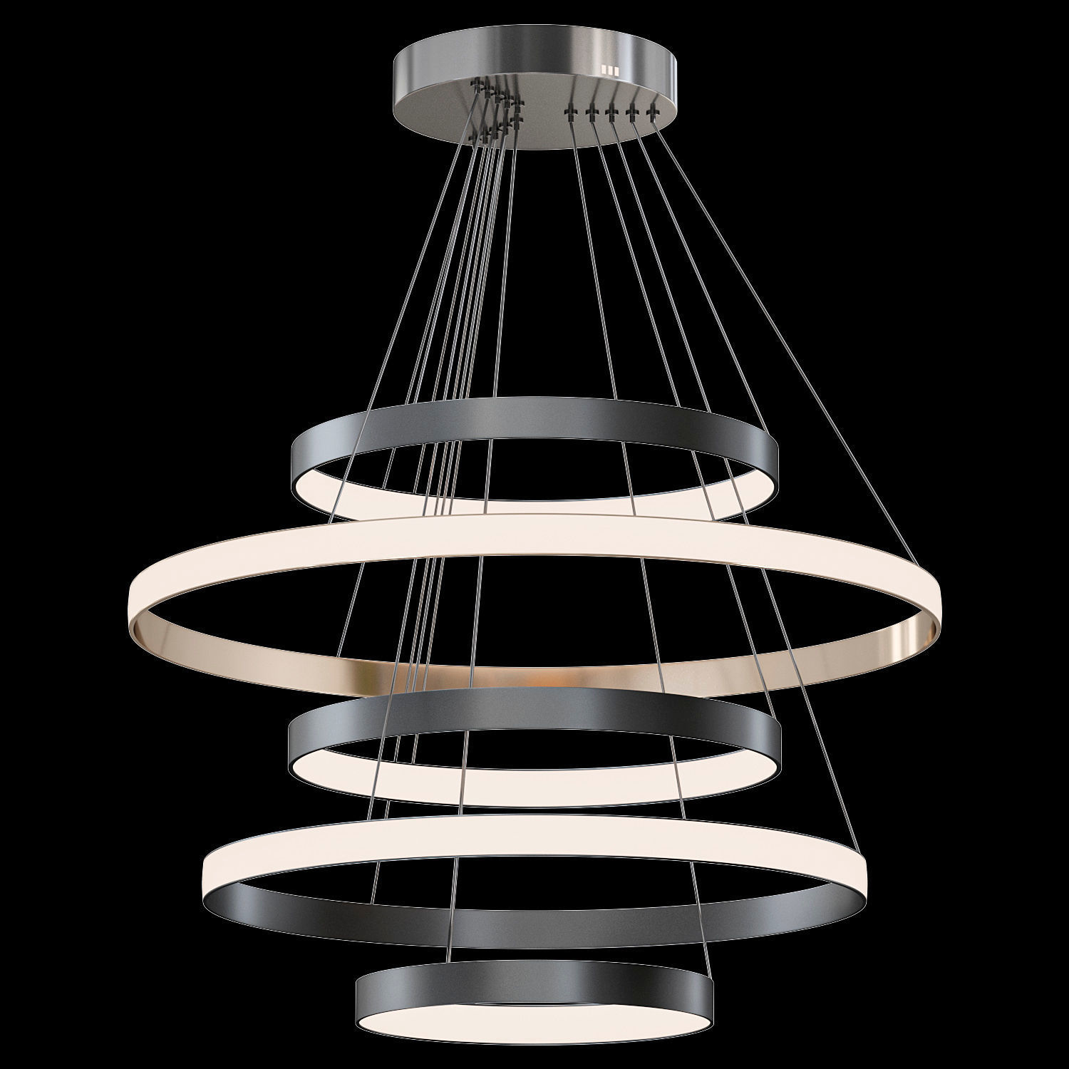 Vertical Silver light by Lalume 3D model_1