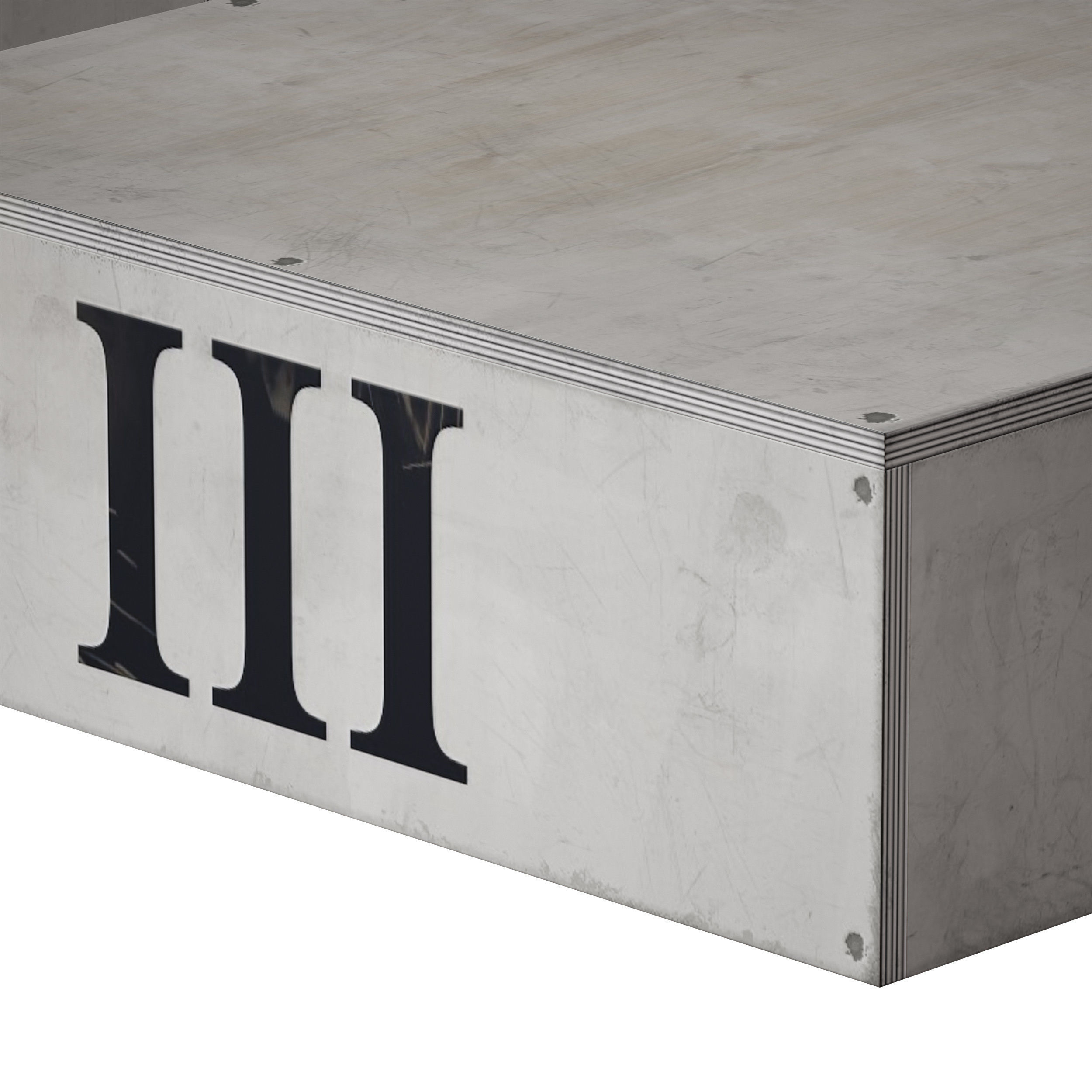 Award sports pedestal podium Plywood box 3D model_19