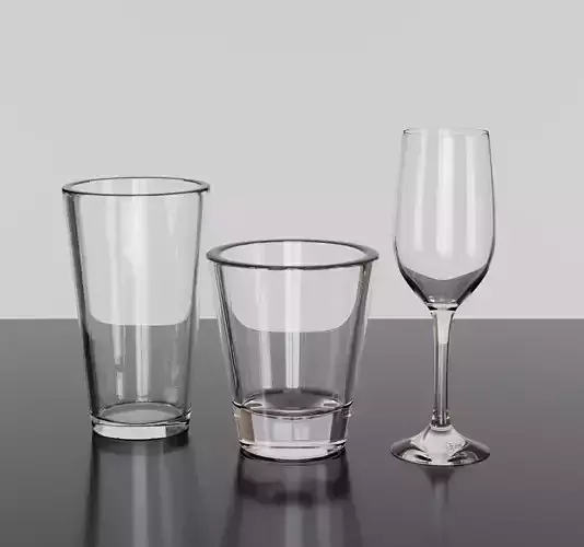  Glass Set 3pcs