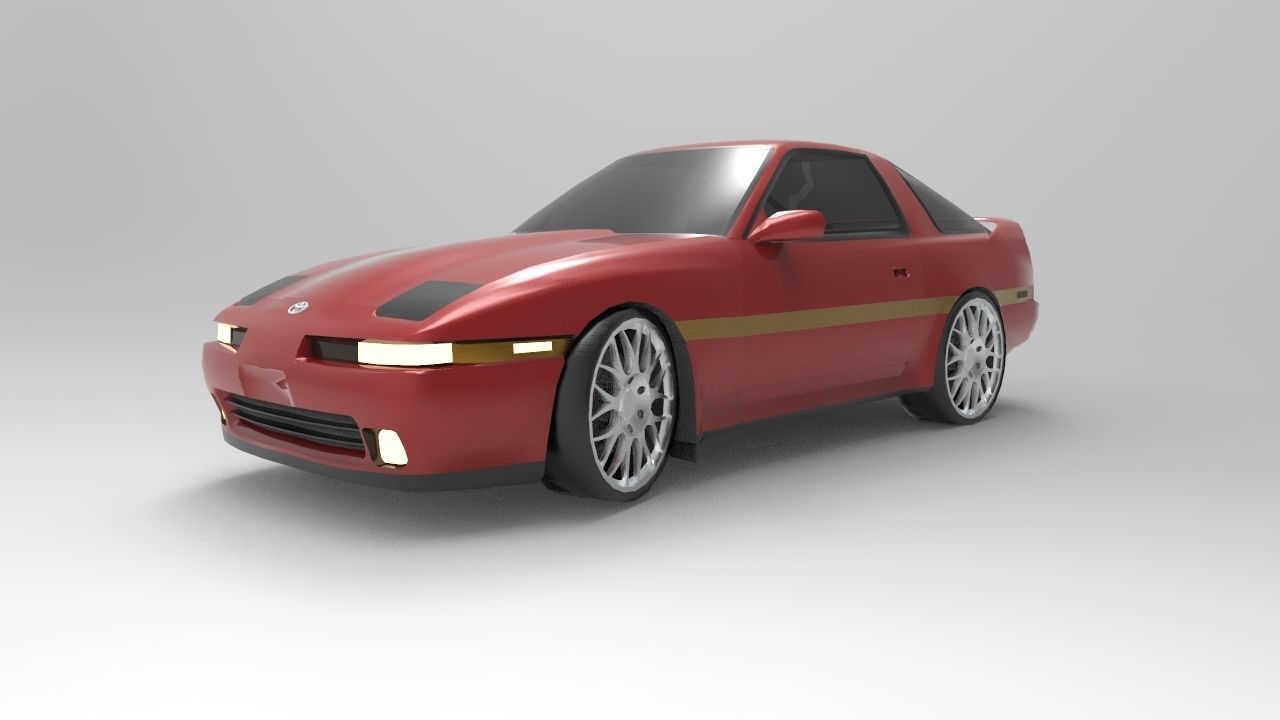 Toyota Supra Mk3 3D model_1