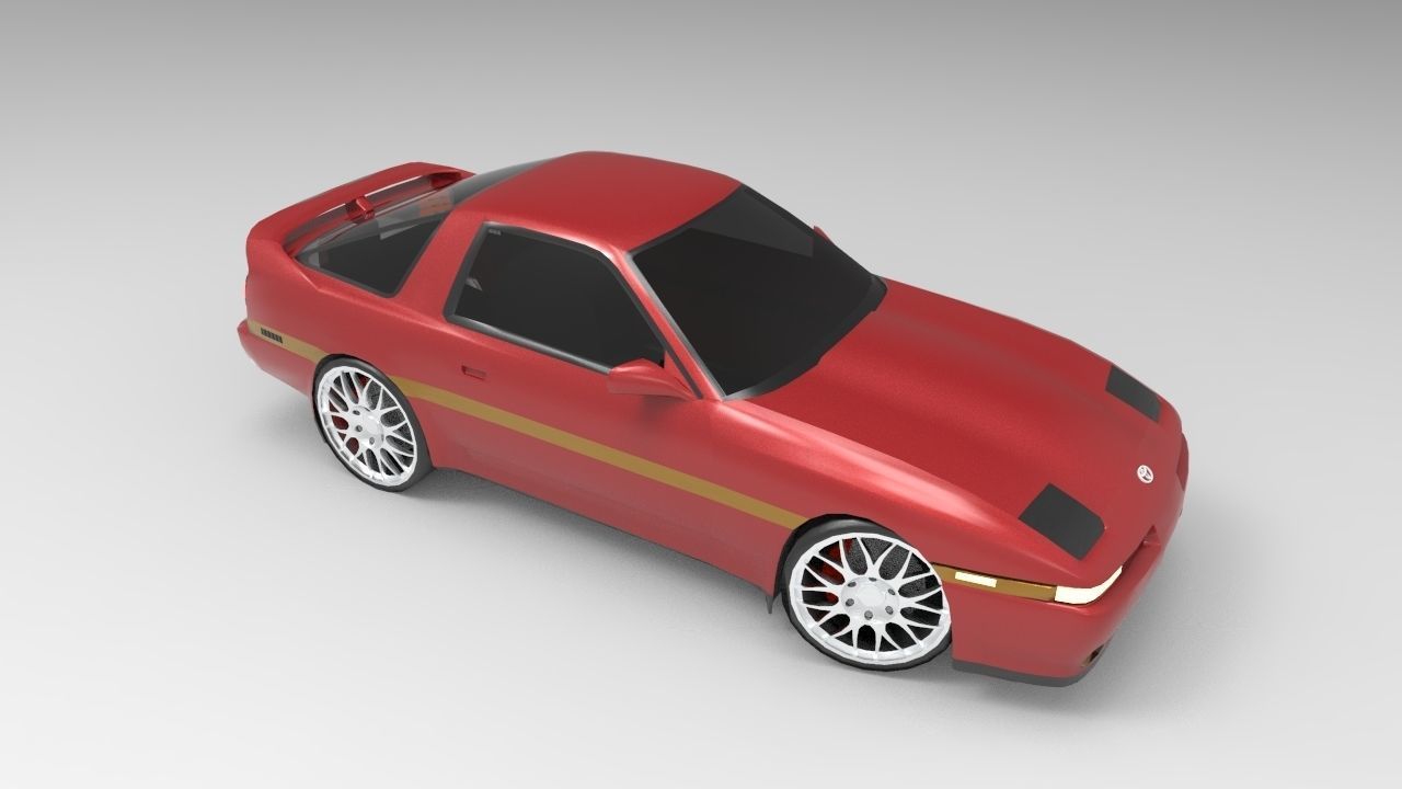 Toyota Supra Mk3 3D model_2