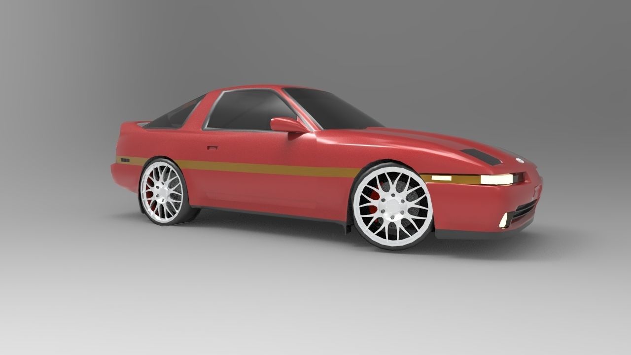 Toyota Supra Mk3 3D model_3