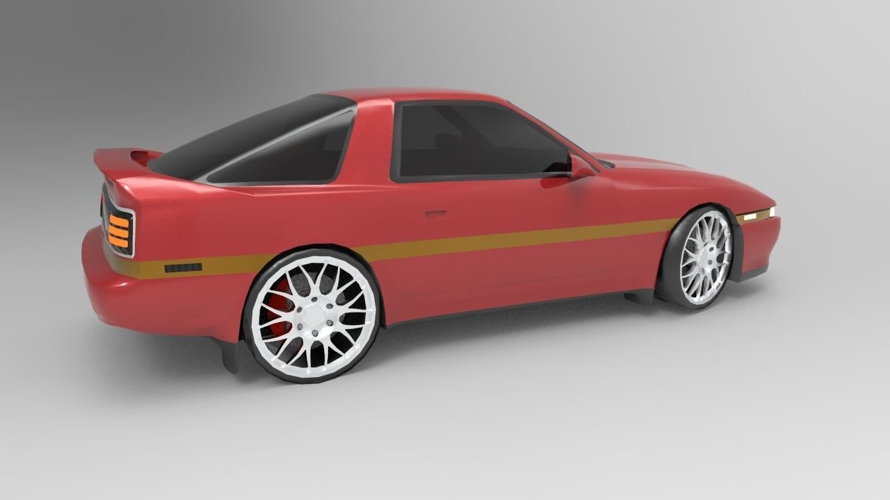 Toyota Supra Mk3 3D model_4