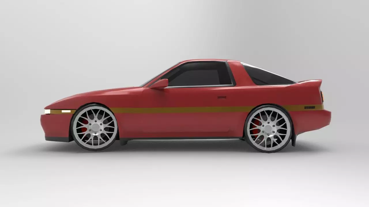 Toyota Supra Mk3 3D model_0