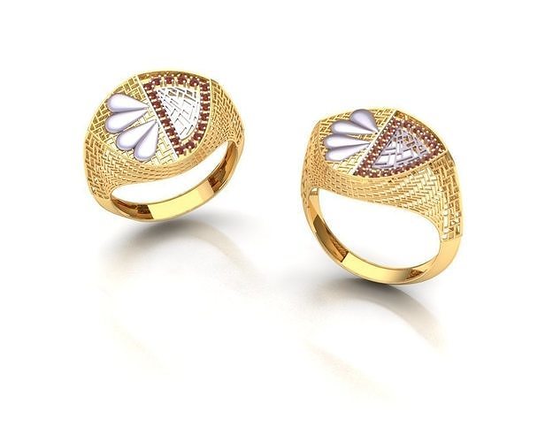 Jewelry Ring A-2 3D print model