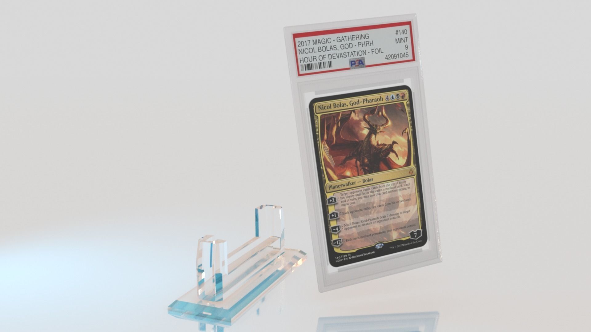 Magic The Gathering Graded Card Case With Display Stand 3D model_3