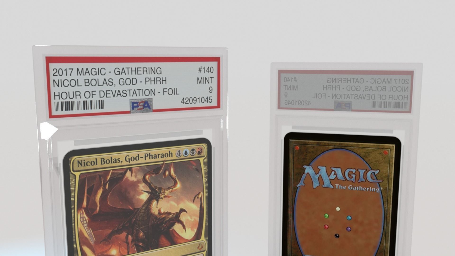 Magic The Gathering Graded Card Case With Display Stand 3D model_2