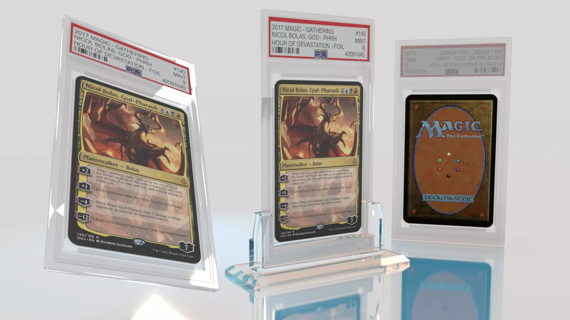 Magic The Gathering Graded Card Case With Display Stand 3D model_0