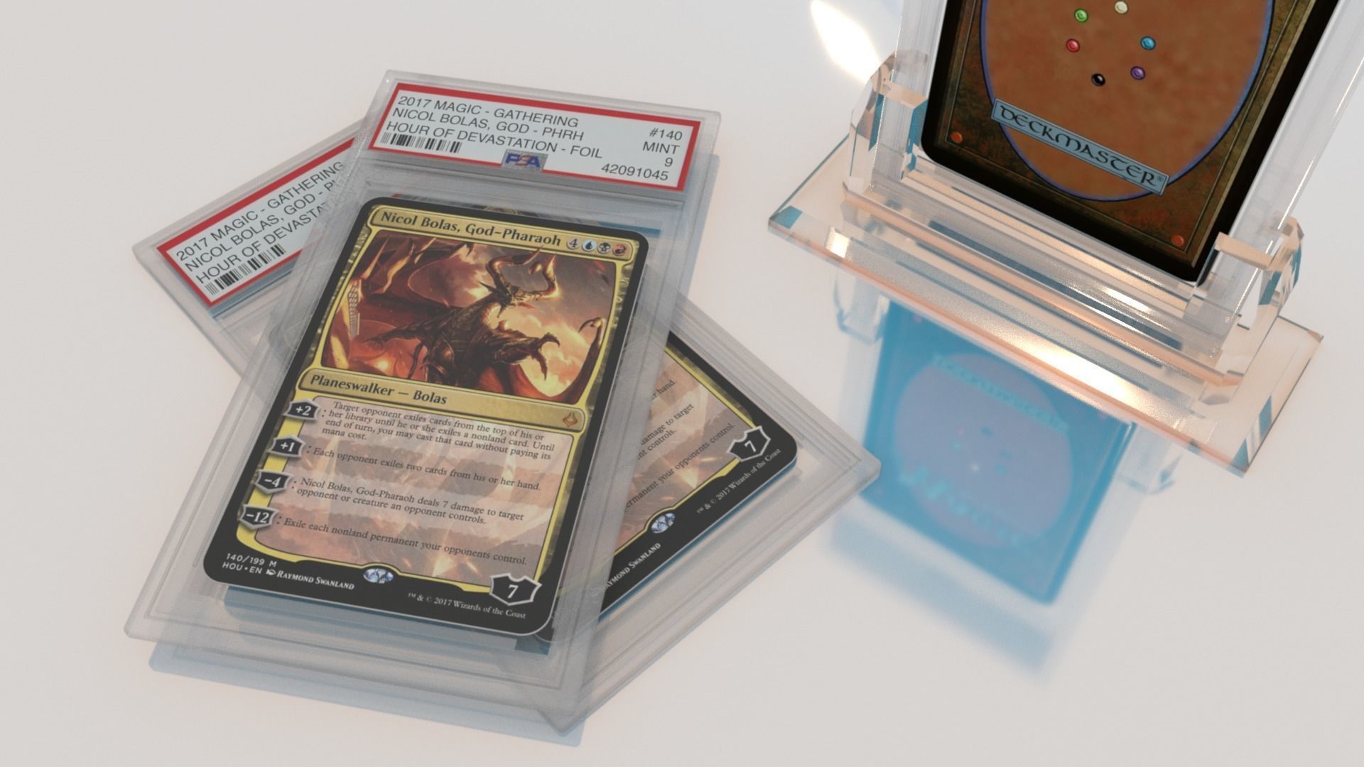 Magic The Gathering Graded Card Case With Display Stand 3D model_1