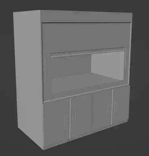 Low Poly Fume Hood