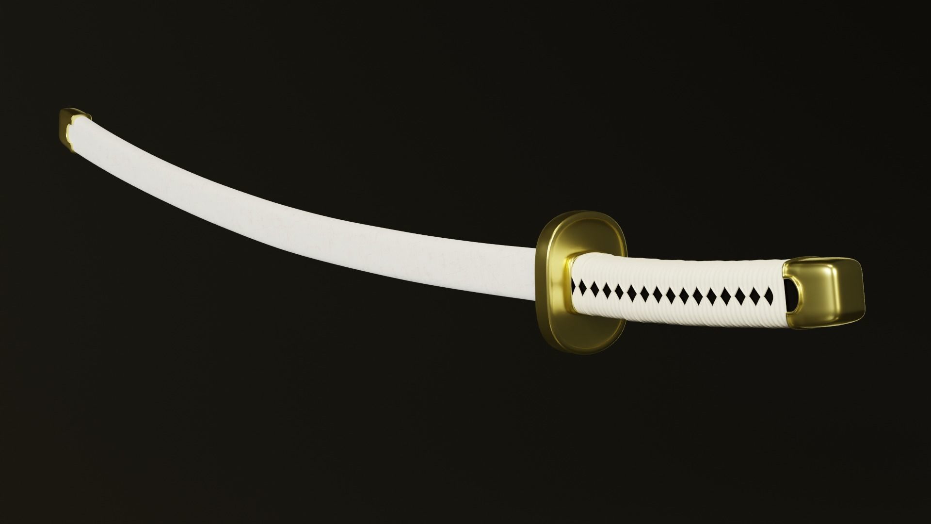 Roronoa Zoros Swords - One Piece 3D model_2