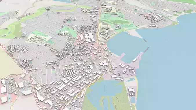 Cityscape Kahului Maui Hawai