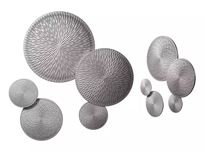 Panel Silver Flora by CornerDesign 3D model