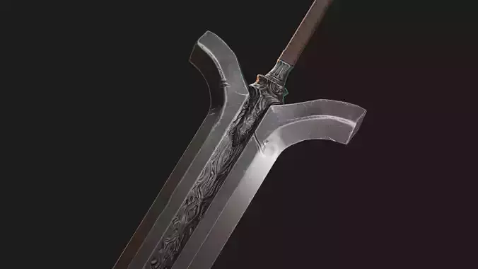 Stylized broad sword