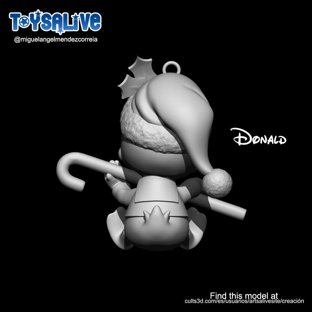 THREE DISNEY CHARACTERS FOR YOUR CHRISTMAS TREE 3D print model_11