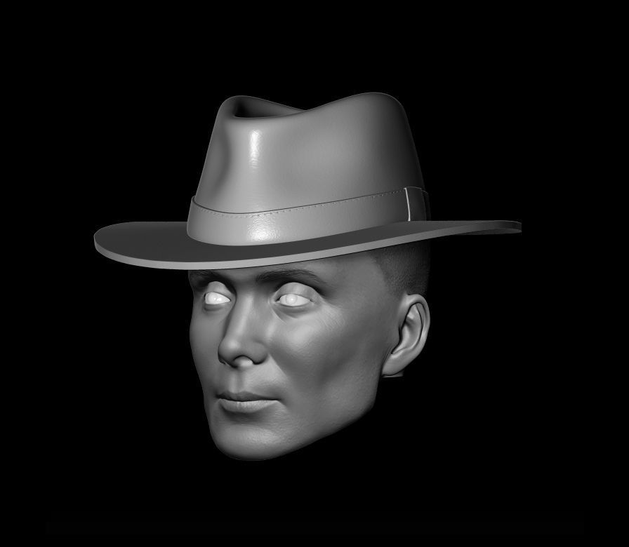 CILLIAN MURPHY OPPENHEIMER HEAD SCULPT ACTION FIGURE 3D print model_2
