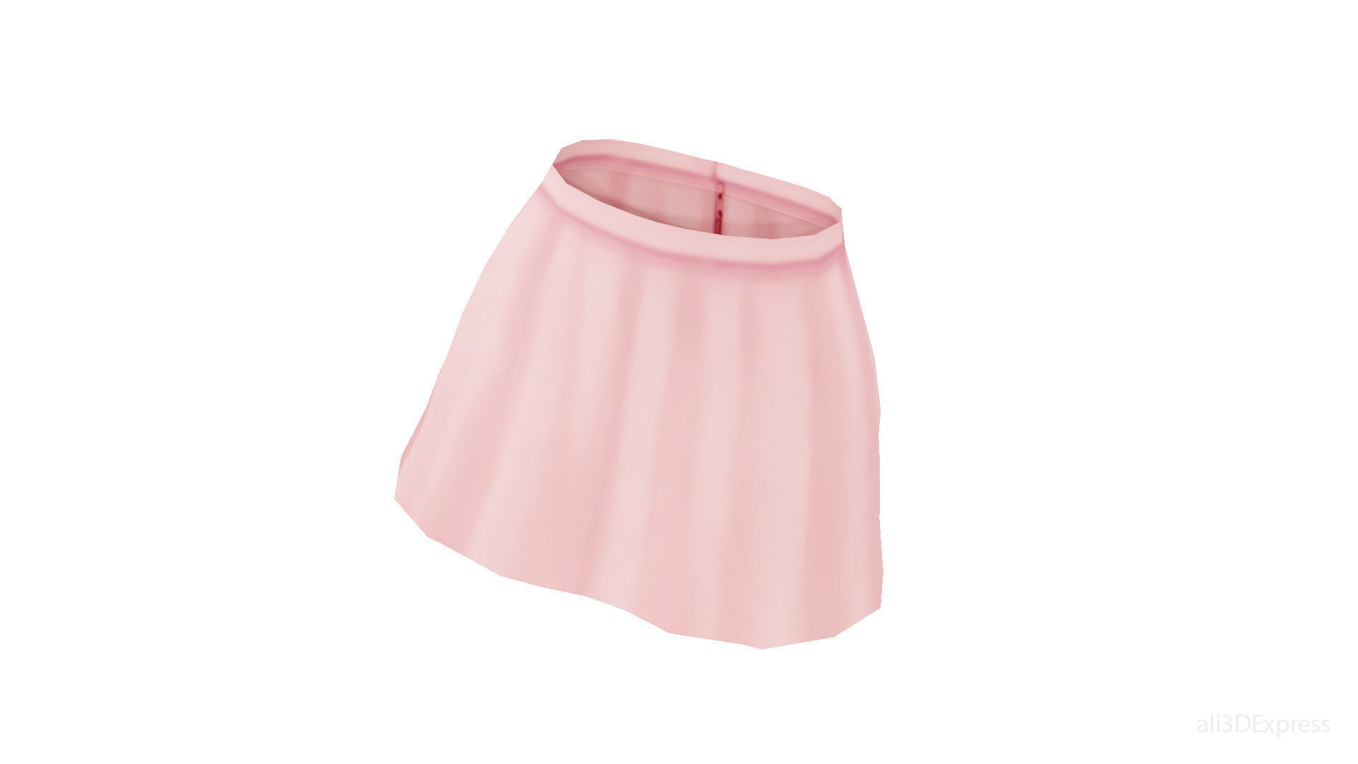 Stylized Anime Skirts Collection Low-poly 3D model_3