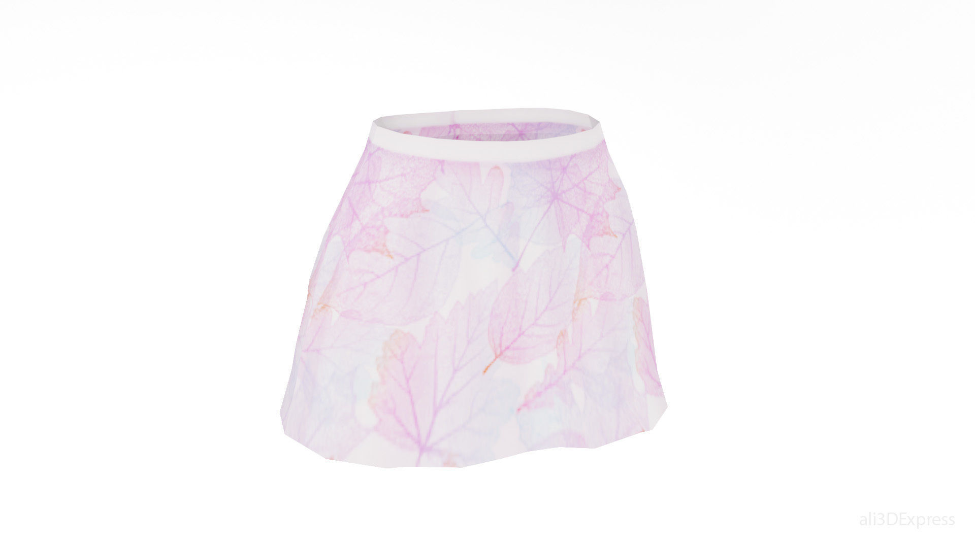 Stylized Anime Skirts Collection Low-poly 3D model_8