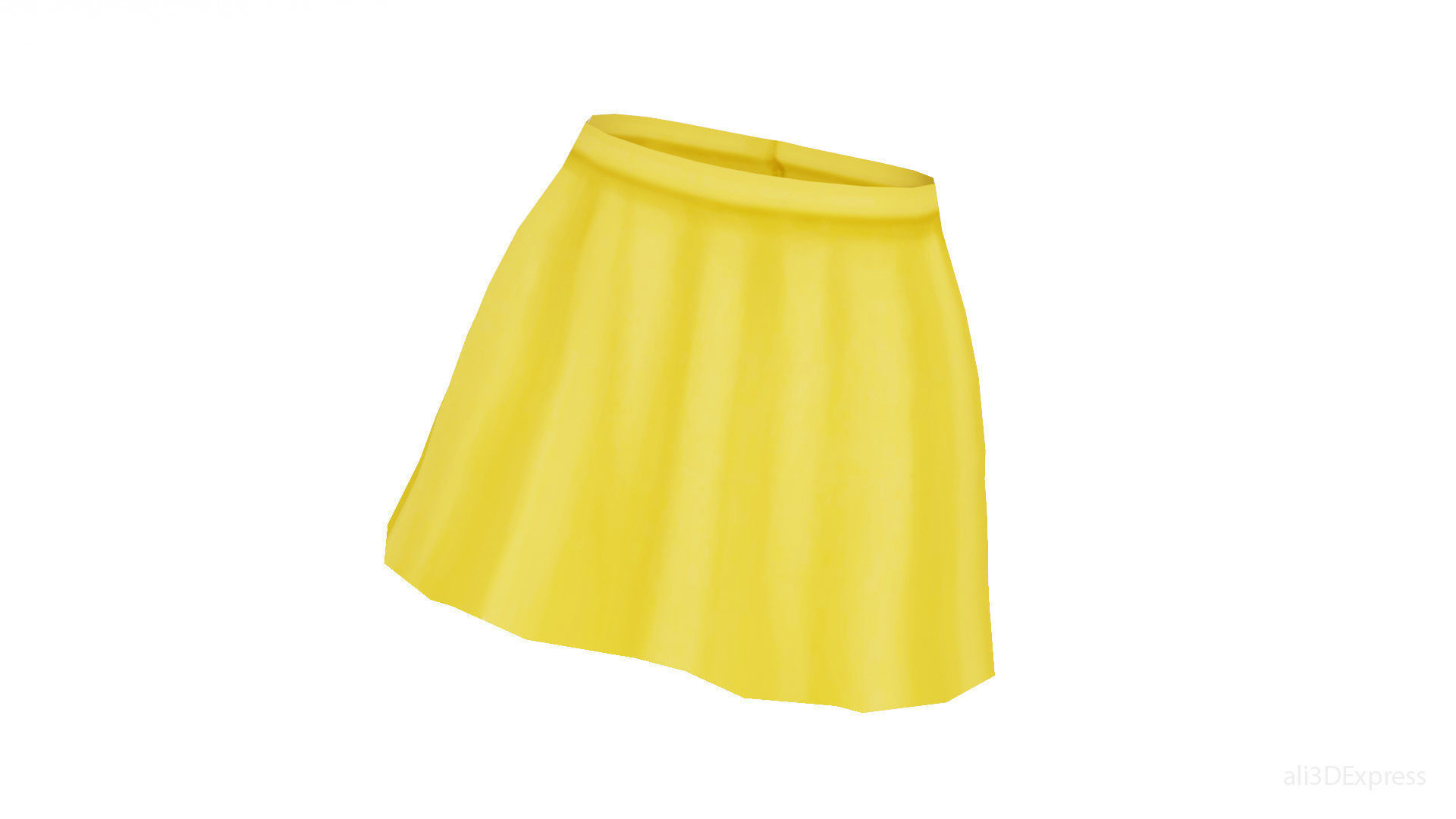 Stylized Anime Skirts Collection Low-poly 3D model_9