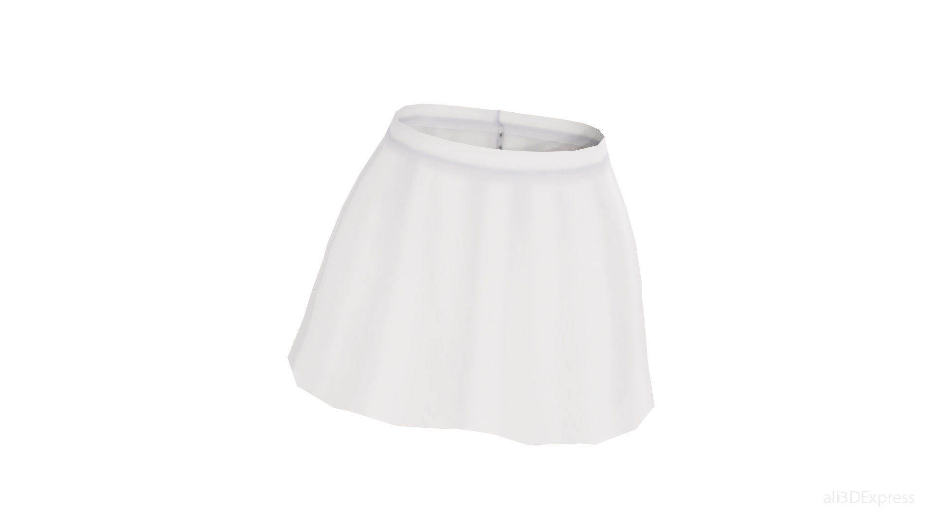 Stylized Anime Skirts Collection Low-poly 3D model_13