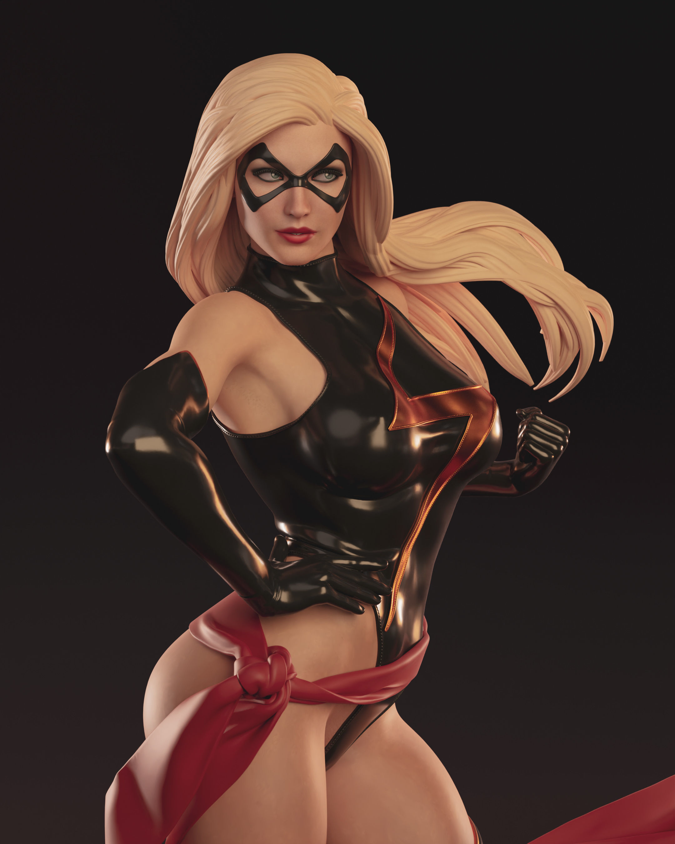 Ms Marvel 3D print model_8
