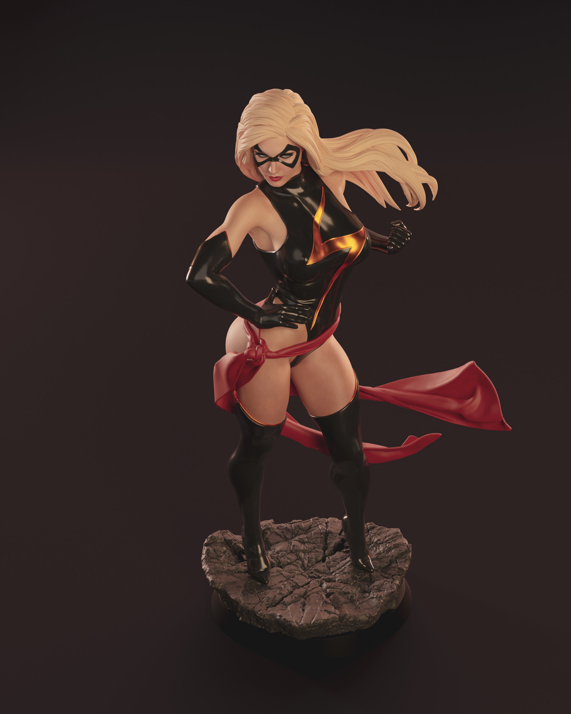 Ms Marvel 3D print model_11