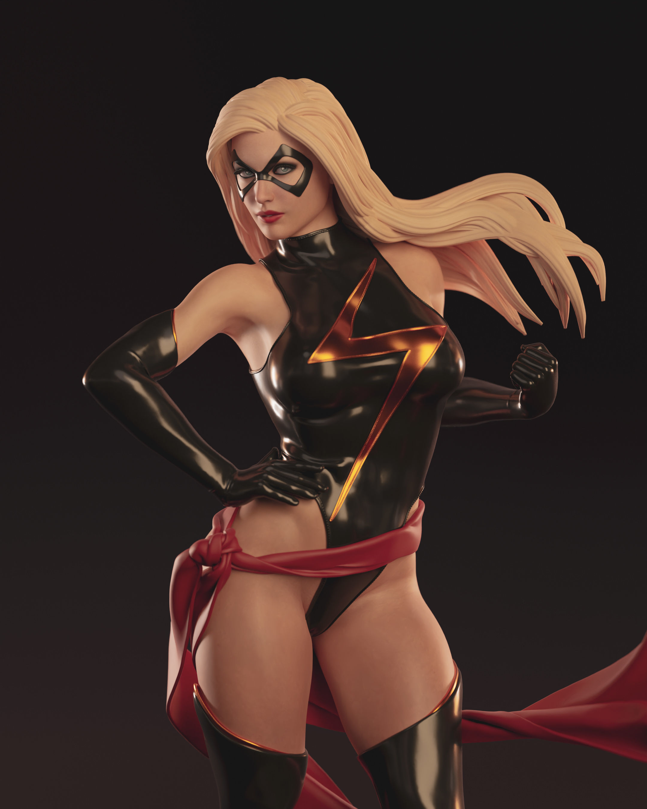 Ms Marvel 3D print model_7