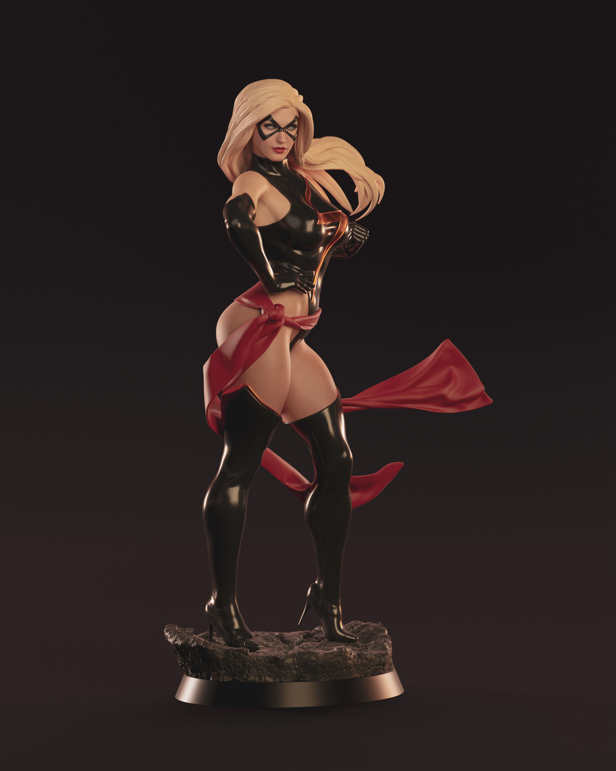 Ms Marvel 3D print model_3