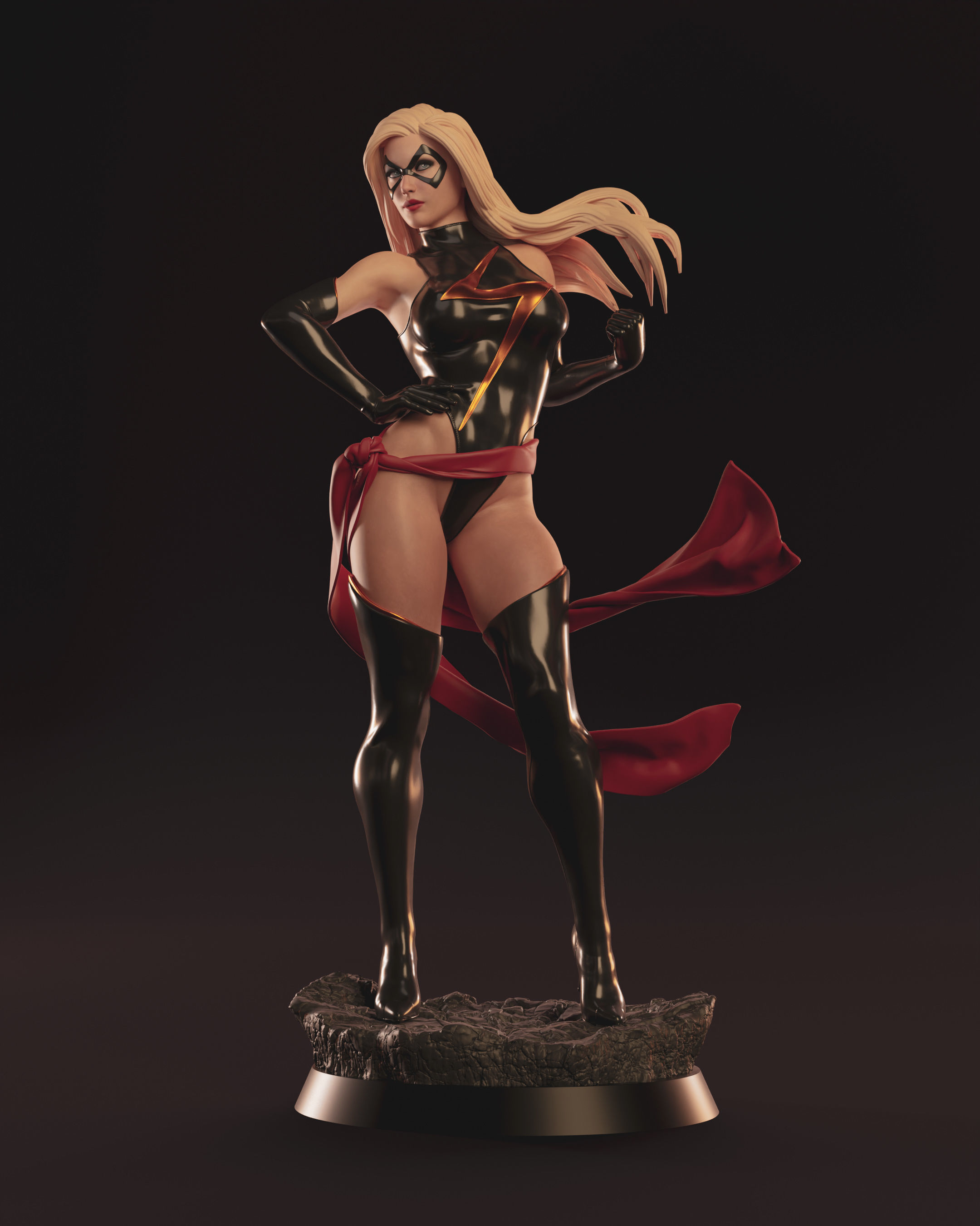 Ms Marvel 3D print model_9