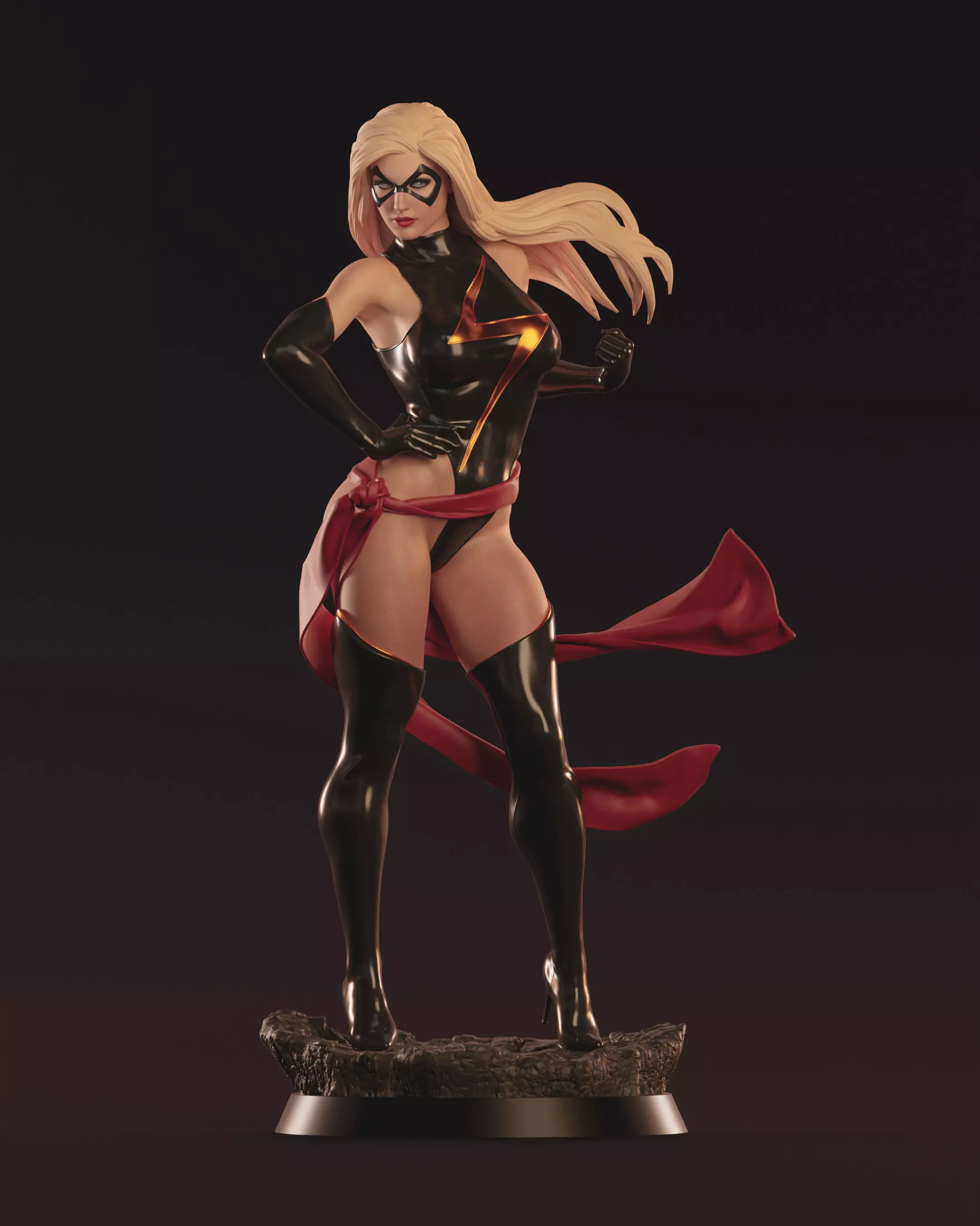 Ms Marvel 3D print model_0